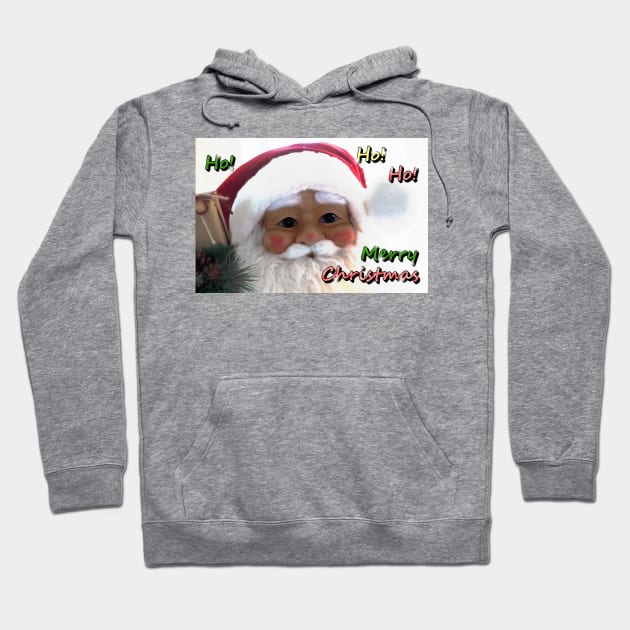 Merry Christmas Santa Clause Hoodie by ButterflyInTheAttic